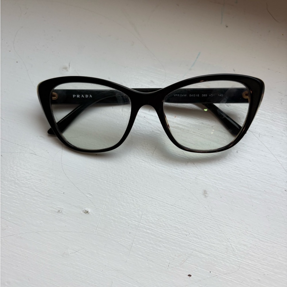 Prada Black Fashion-Forward Glasses